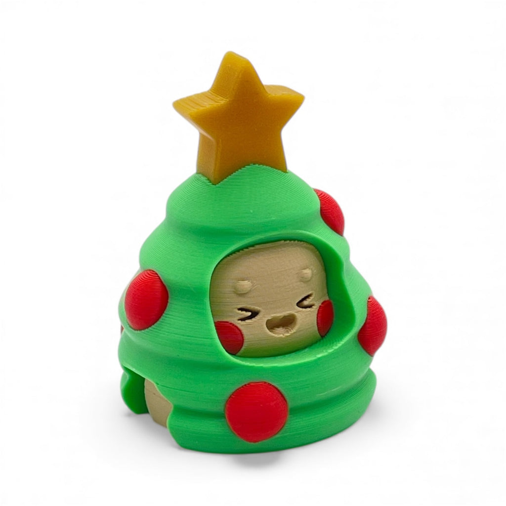 Adorable Peasy Peas & Friends – Christmas Edition | Articulated Christmas Figurines