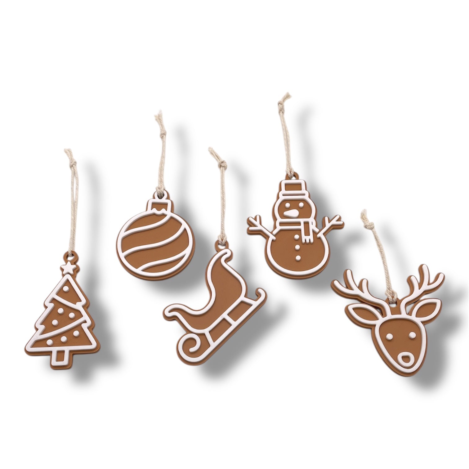 🎄 Whimsical Christmas Tree Ornaments – Joyful Holiday Decor 🎄
