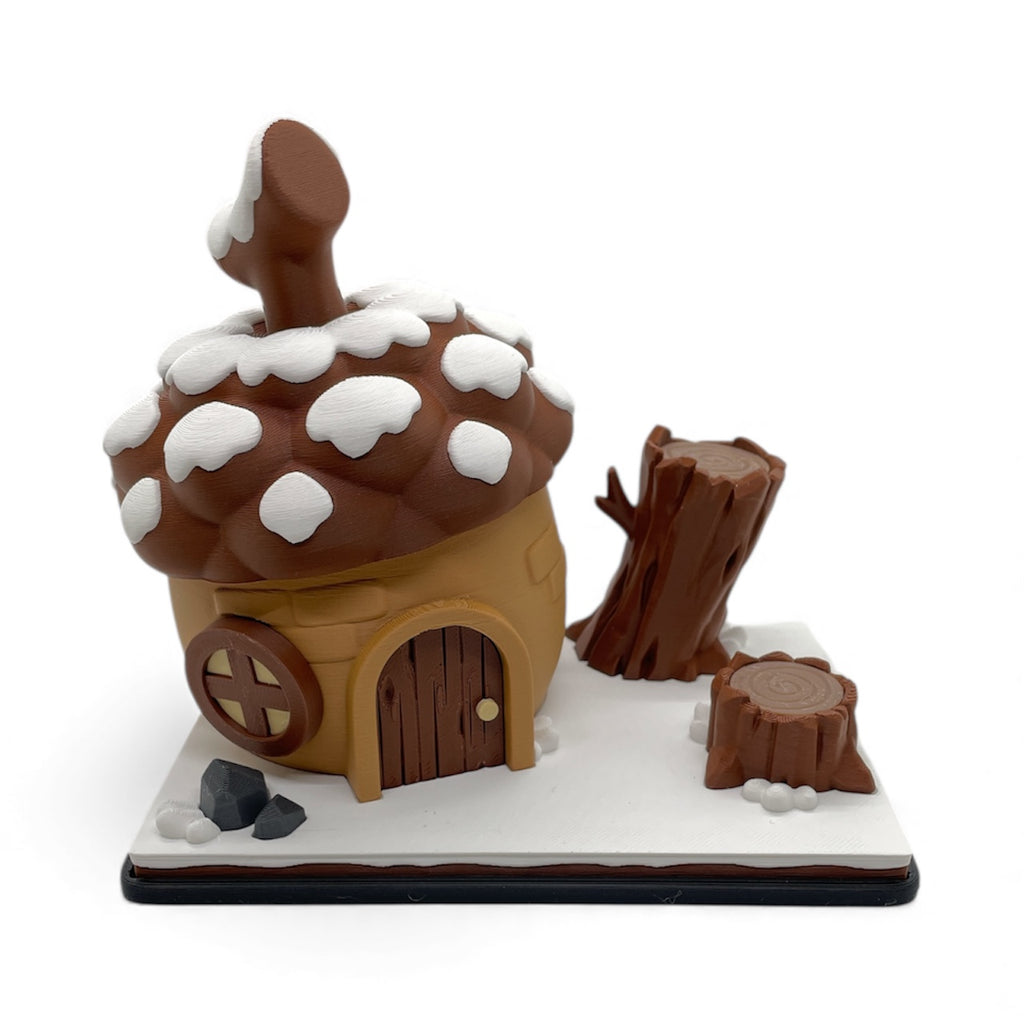 Snowy Acorn Cottage – Cute Squirrel Holiday Woodland Winter Set