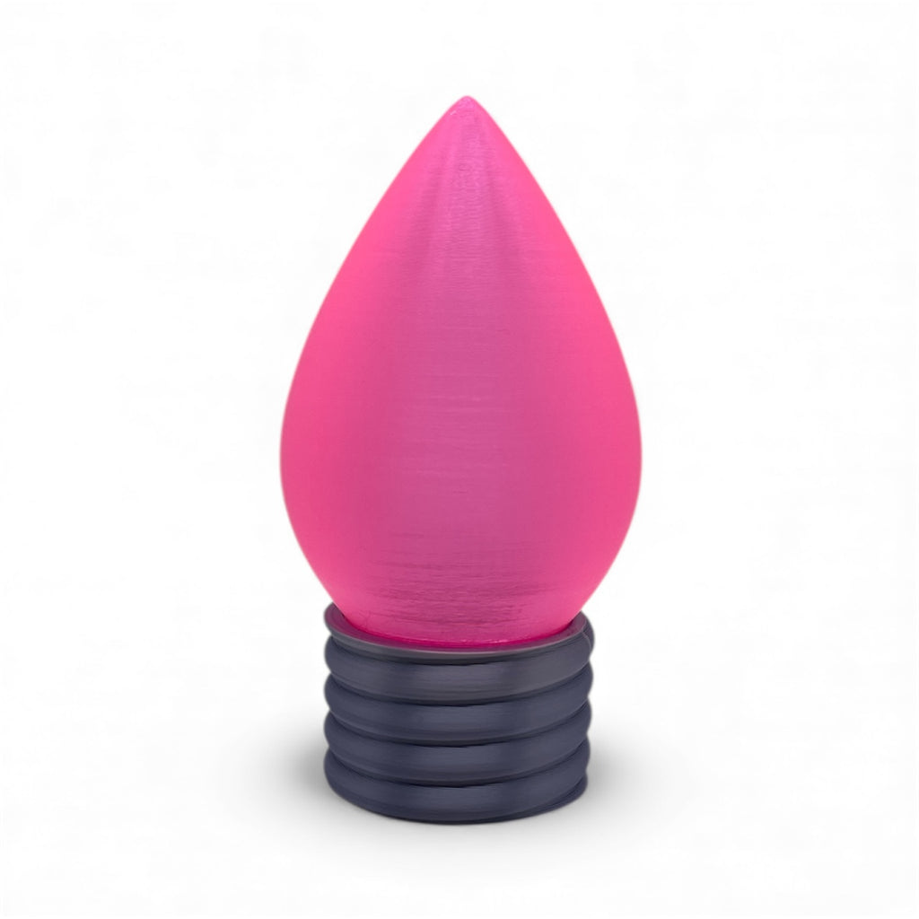 5.5" Christmas Bulb Tea Light – Illuminated Holiday Décor