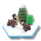 Koza Konnect Christmas House Series - Gingerbread Ferris Wheel Carousel Desk Top Decor