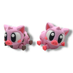 Adorable Piggy Set - w/ 2 Pigs - Desk top Pig Decor by 3dGob