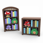 📚 Mini Book Nook Fidget Clicker – Bookshelf fidgets and Desk top Decor