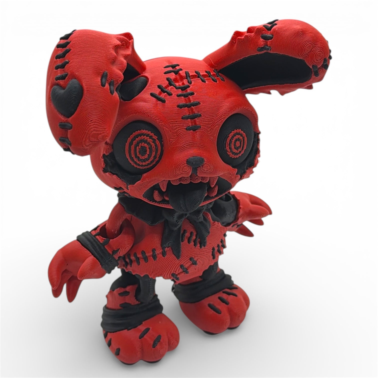 ZomBunny Zombie Stitch Bunny – 6" Collectible Figurines Desktop Decor