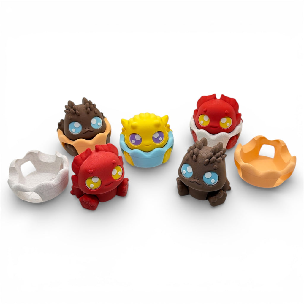 Monsterini Puff Pets – Mini Creature Desk Pet Figurines