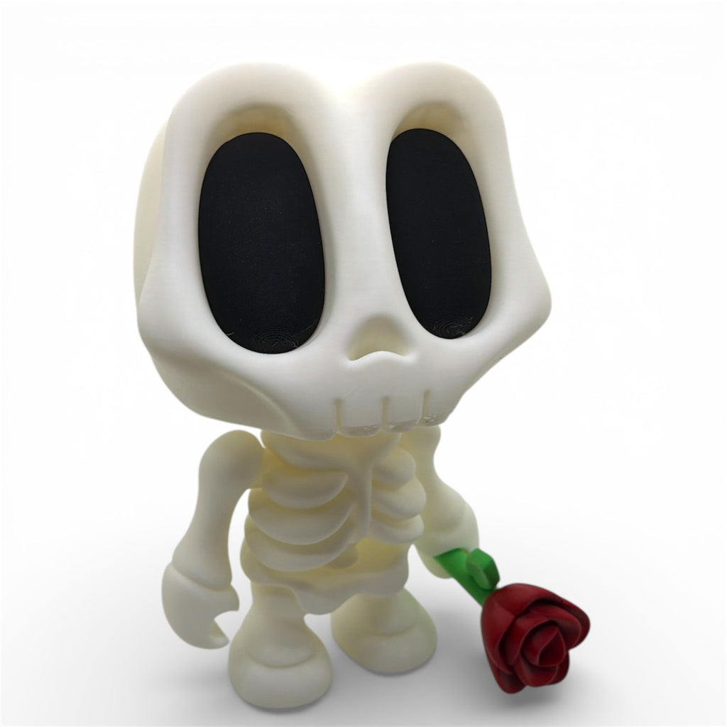 Halloween Blob Skeleton Figurines – 3d Printed Creepy Cute Miniature Collectibles
