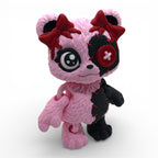 Patchwork Bear Stitched Creepy Cutie – Adorable Desk Pet