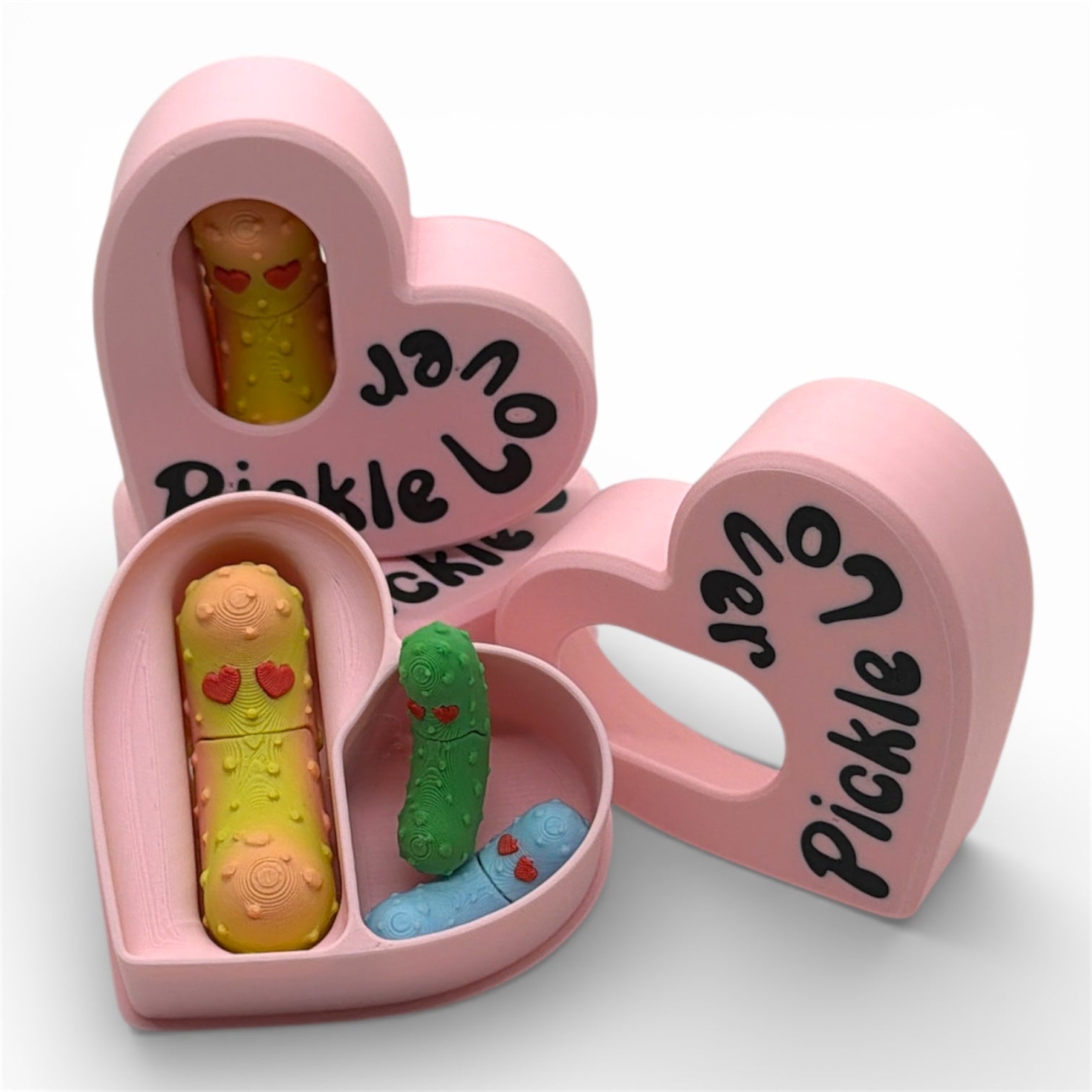 Valentines Tickle Pickle 4 Pack - Articulated 3D Printed