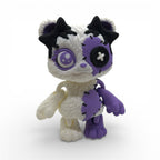 Patchwork Bear Stitched Creepy Cutie – Adorable Desk Pet