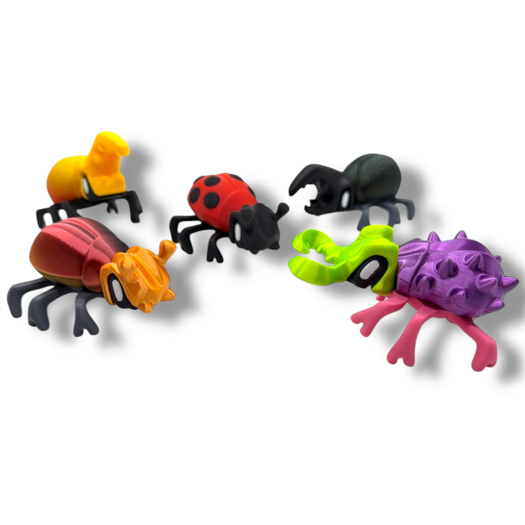 Blob Beetles – Interchangeable Mix & Match Desk Pets Decor Figurines