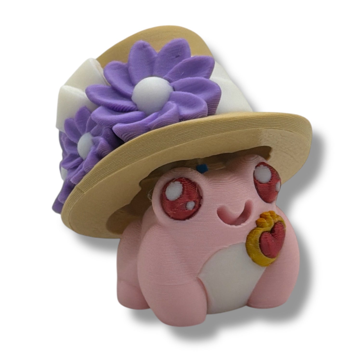 Clicker Critters Adorable Fidget Friends - 3d Printed Desktop Fidgety Pig Bunny Cat Decor