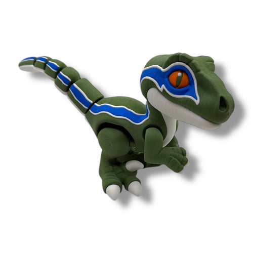 8.5-Inch Articulated Velociraptor – Dinosaur Desk Pet – main product view