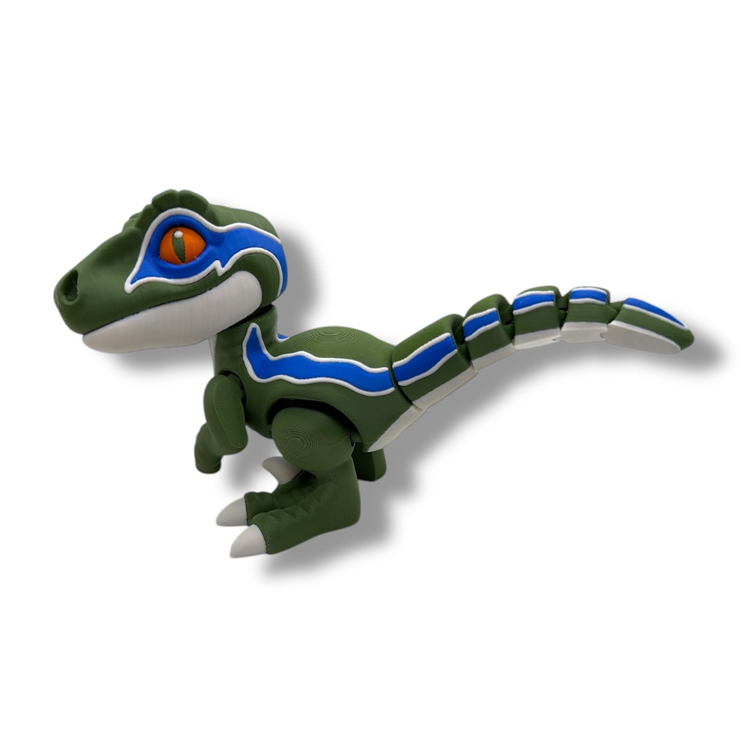 Articulated 8.5" Velociraptor  – Dinosaur Desk Decor Collectible