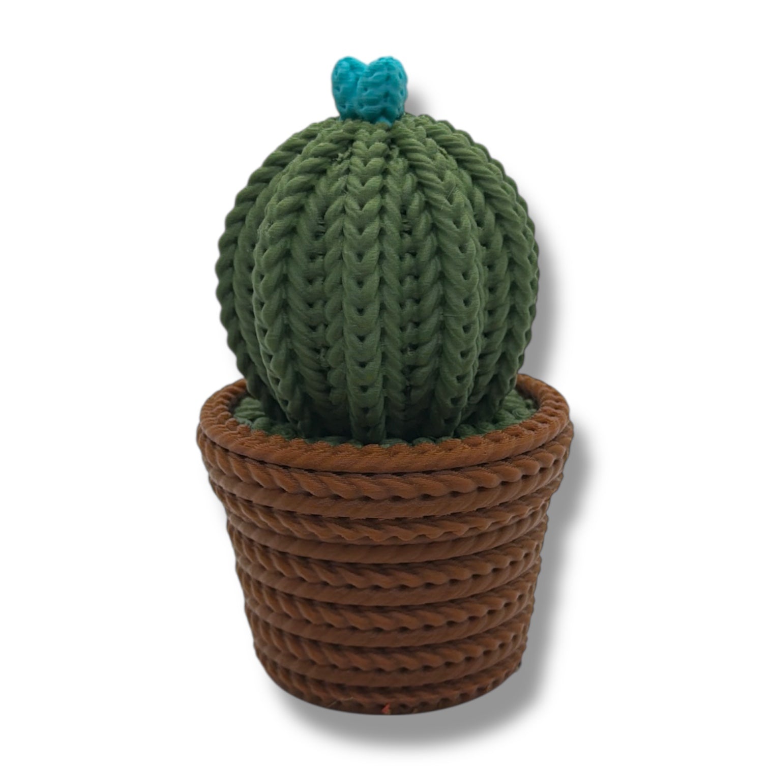 Knitted Cactus Desktop Decor – Decorative Desk & Shelf Accent