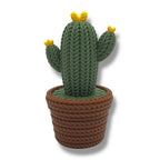 Knitted Cactus Desktop Decor – Decorative Desk & Shelf Accent