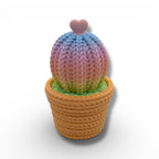 Knitted Cactus Desktop Decor – Decorative Desk & Shelf Accent