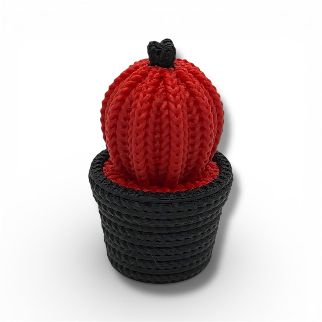 Knitted Cactus Desktop Decor – Decorative Desk & Shelf Accent