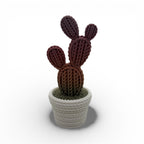 Knitted Cactus Desktop Decor – Decorative Desk & Shelf Accent
