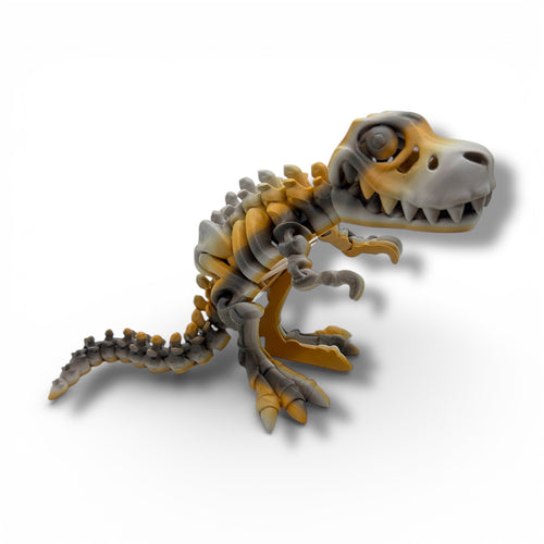 10" T-Rex Dinosaur Skeleton - Articulated Desktop Decor Figurine Tyrannosaurus Rex