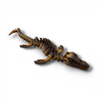 14" Mosasaurus Dinosaur Skeleton - Articulated Desktop Decor Figurine