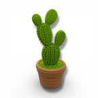 Knitted Cactus Desktop Decor – Decorative Desk & Shelf Accent