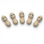 Peanut Pals – 5 Pack Nutty Buddy Set - Articulated Desk Decor