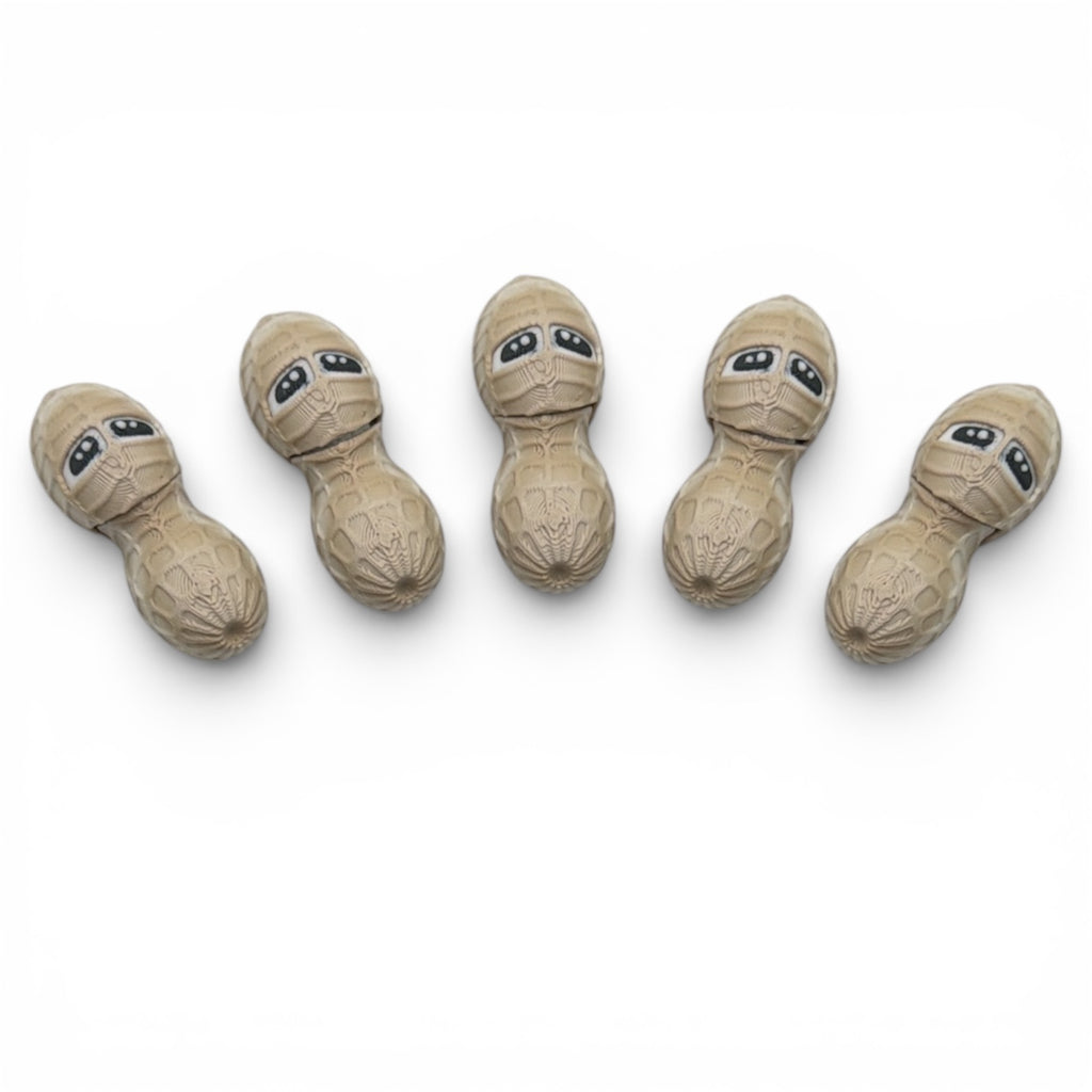 Peanut Pals – 5 Pack Nutty Buddy Set - Articulated Desk Decor