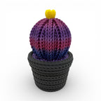 Knitted Cactus Desktop Decor – Decorative Desk & Shelf Accent