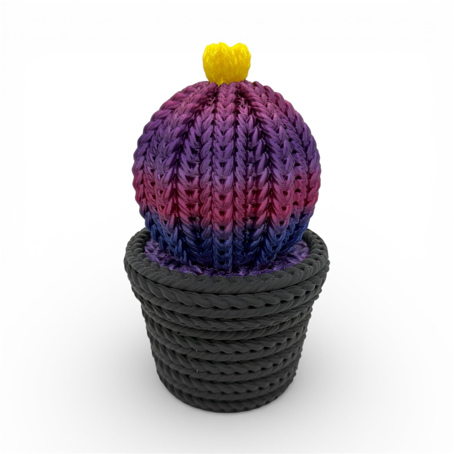 Knitted Cactus Desktop Decor – Decorative Desk & Shelf Accent