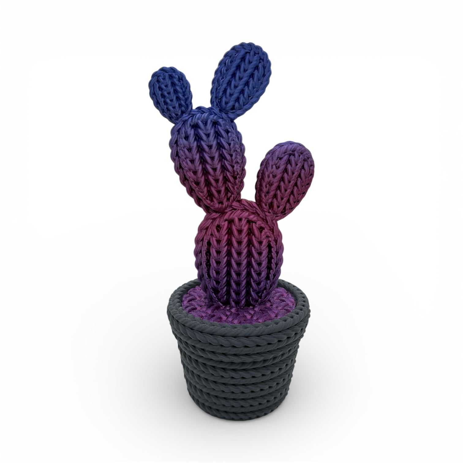 Knitted Cactus Desktop Decor – Decorative Desk & Shelf Accent