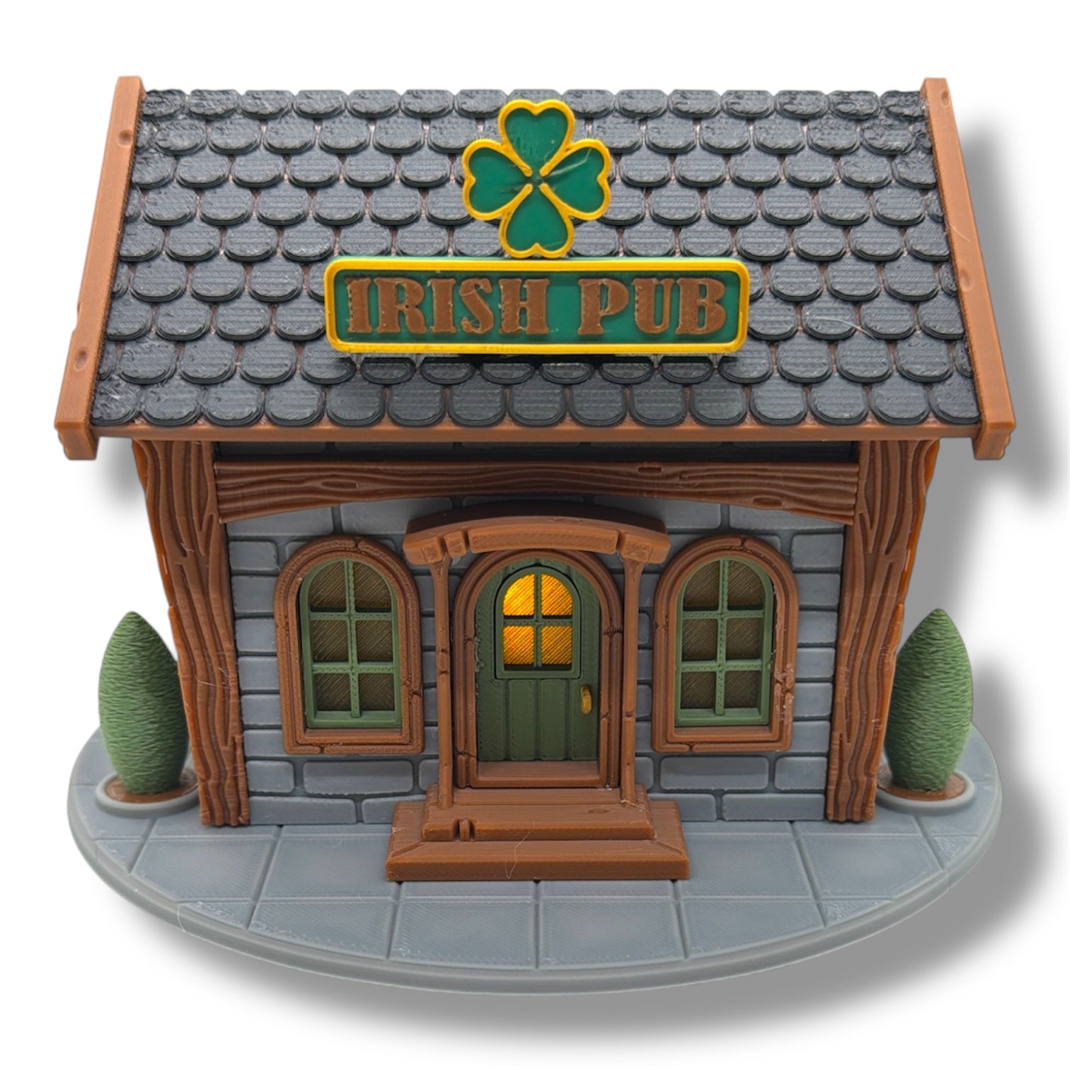 Irish Pub Tea Light House - St. Patrick's Collection - Holiday Decor