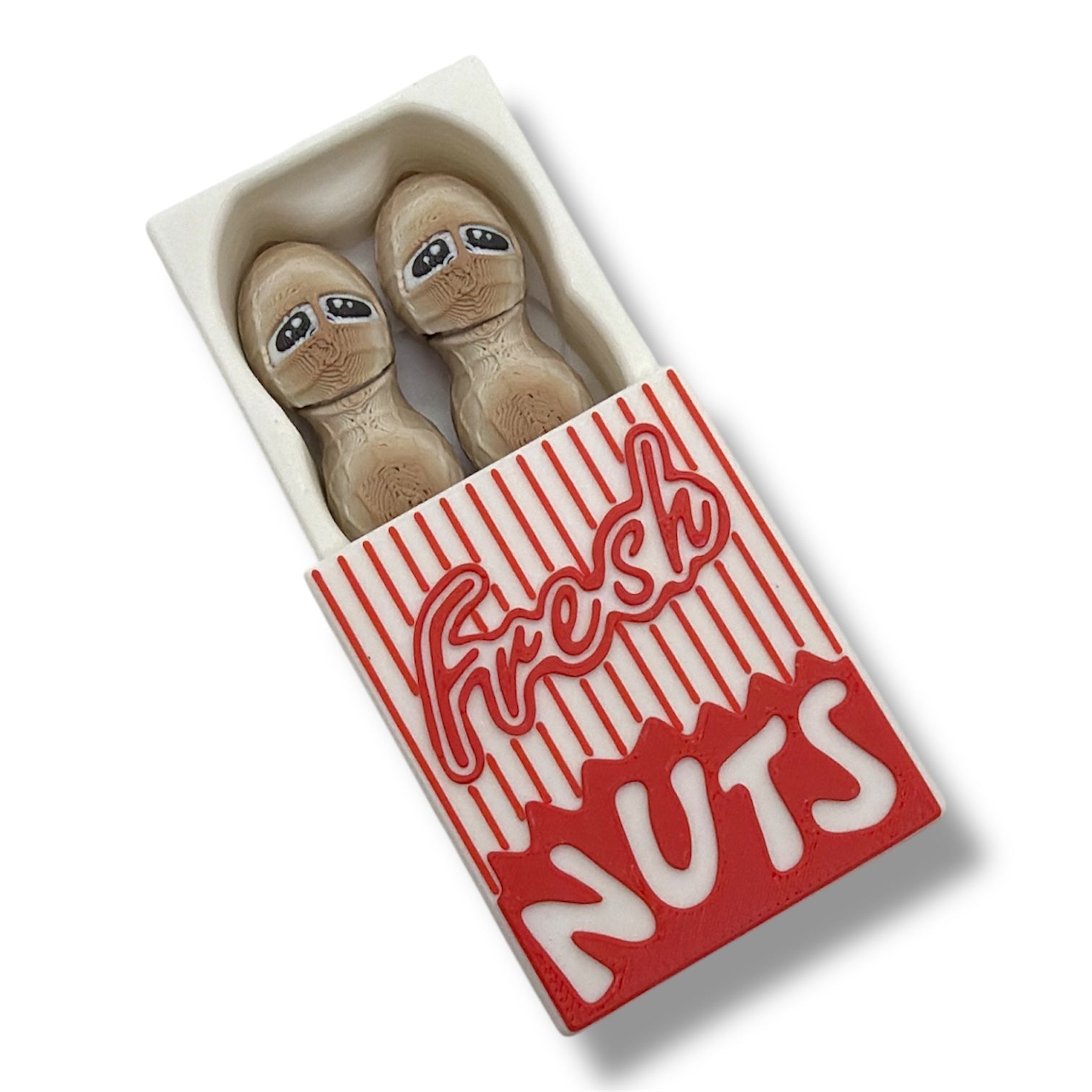 Peanut Pals – 5 Pack Nutty Buddy Set - Articulated Desk Decor