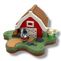 Star Block Barn – Modular Farm Set with Donkey – main product view