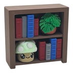Mini Book Nook Fidget Clicker – 2 Shelf Bookshelf fidgets and Desk top Decor