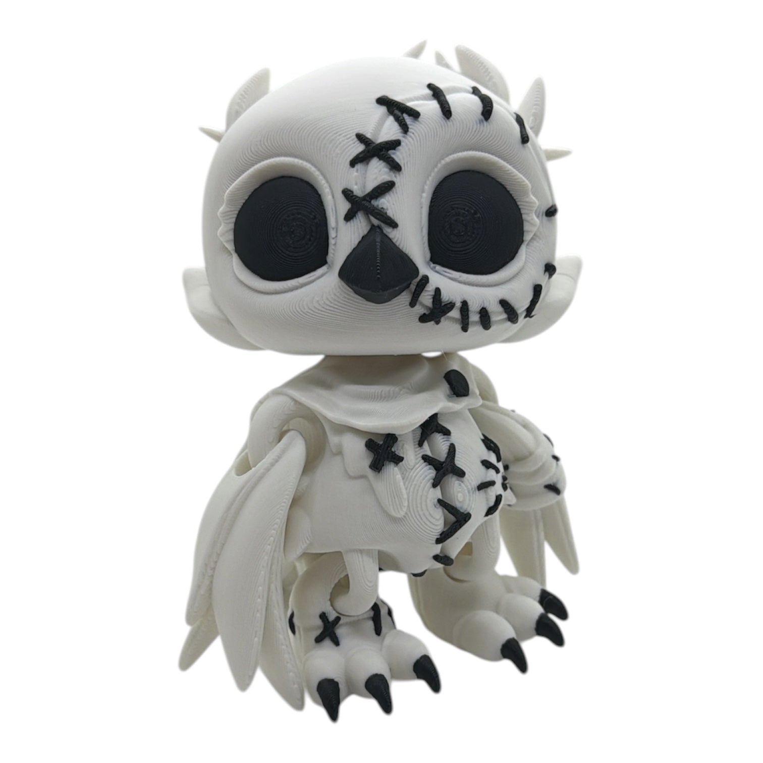 Crowly the Patchwork Owl – 5" Collectible Desk Decor Figurine