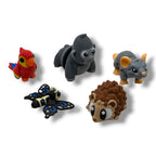 5 Pack of Pocket Pals - Mini 3d Printed Articulated Figurines