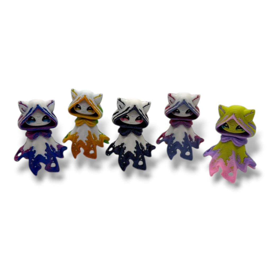5 Pack of Pocket Pals - Mini 3d Printed Articulated Figurines