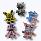 5 Pack of Pocket Pals - Mini 3d Printed Articulated Figurines