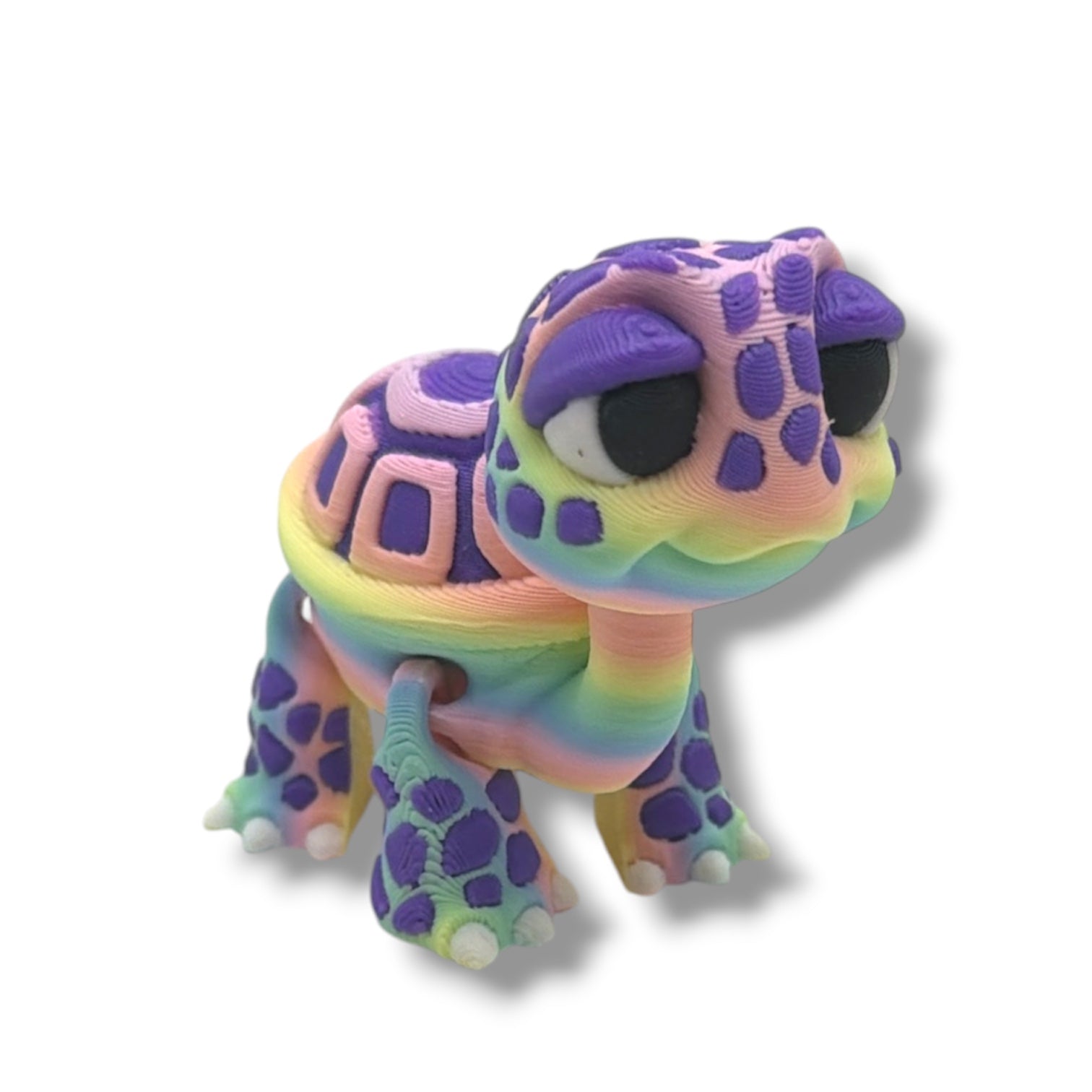 Adorable Desk Pet Baby Tortoise - Cartoon Style Turtle Decor Gift
