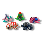 5 Pack of Pocket Pals - Mini 3d Printed Articulated Figurines