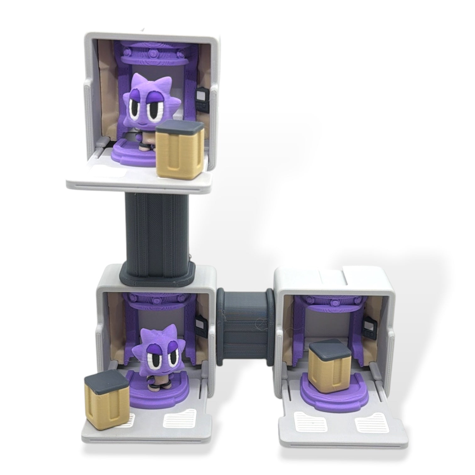 Space Blobs - Modular Space Station Habitat Set Series - Desktop Decor
