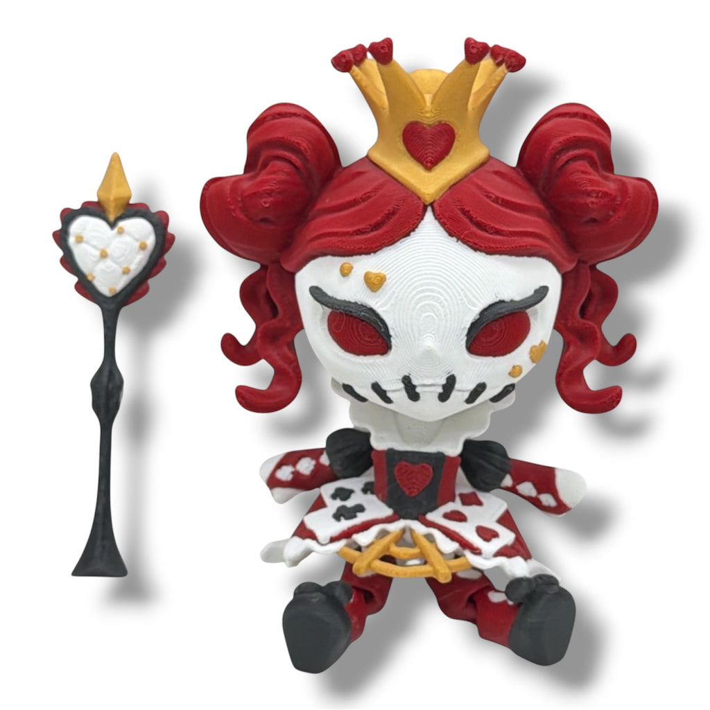 Twisted Wonderland Series - 5.5" Queen of Hearts - Articulated Figurine Decor