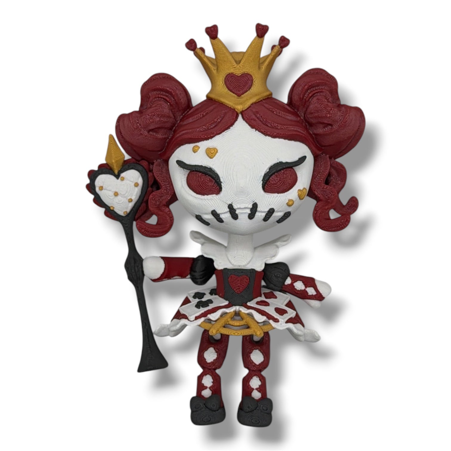 Twisted Wonderland Series - 5.5" Queen of Hearts - Articulated Figurine Decor