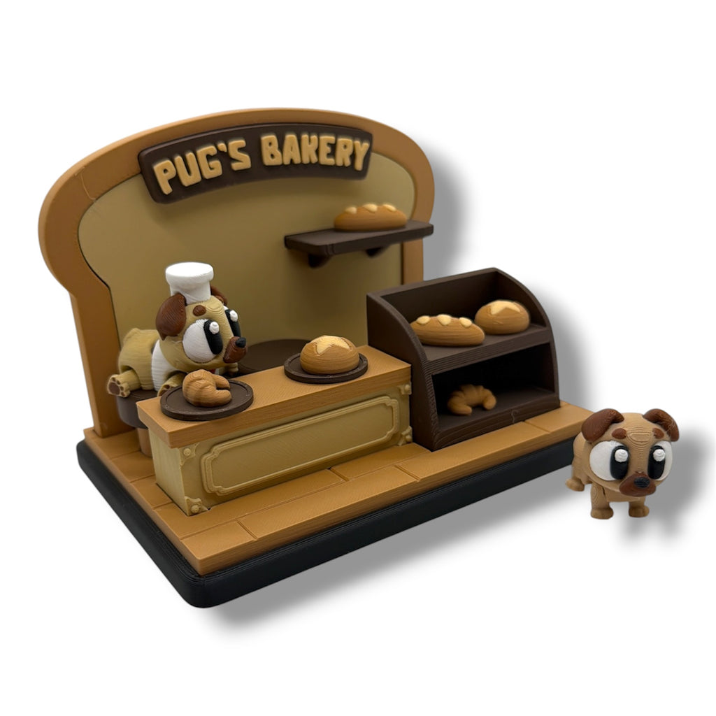 Pug's Bakery – Adorable Mini Bakery Set Desktop Decor (Copy)