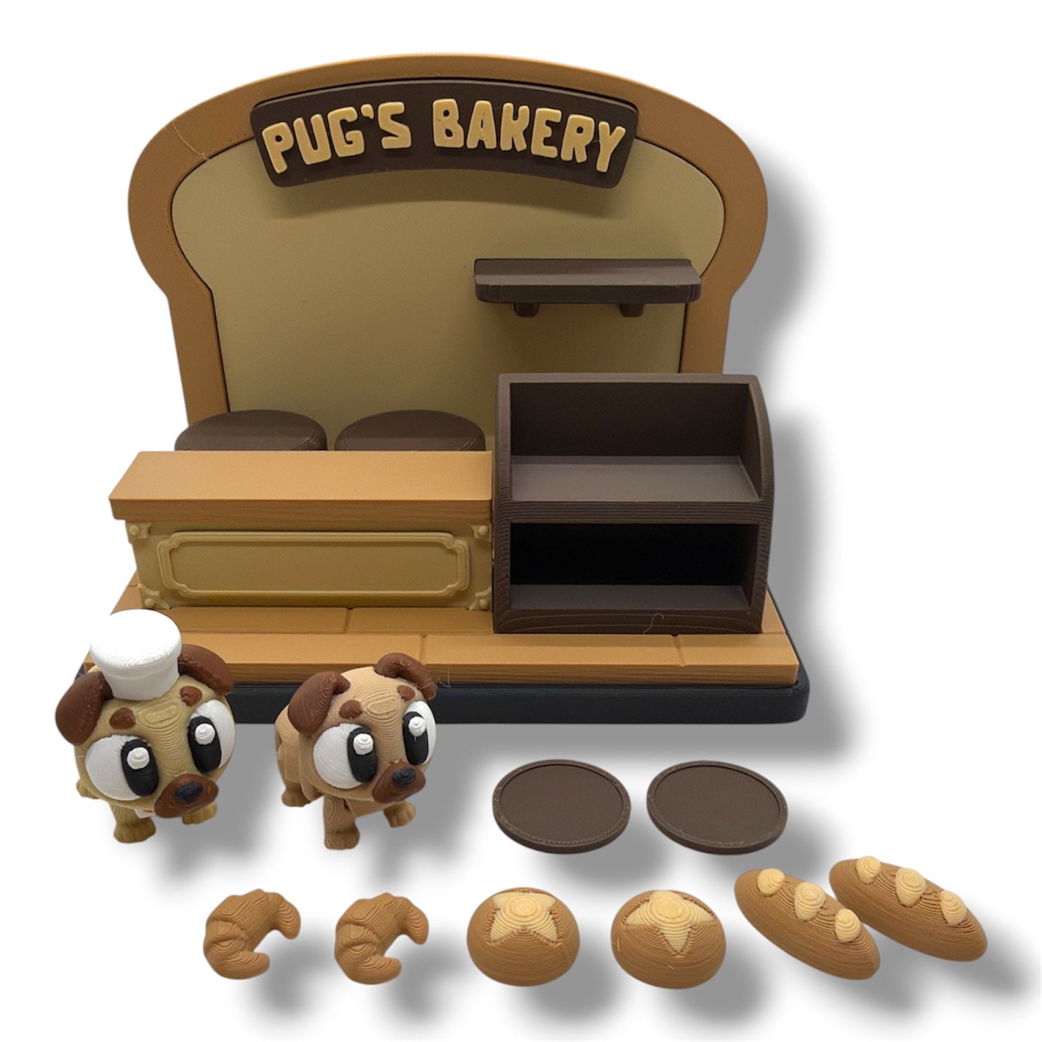 Pug's Bakery – Adorable Mini Bakery Set Desktop Decor (Copy)