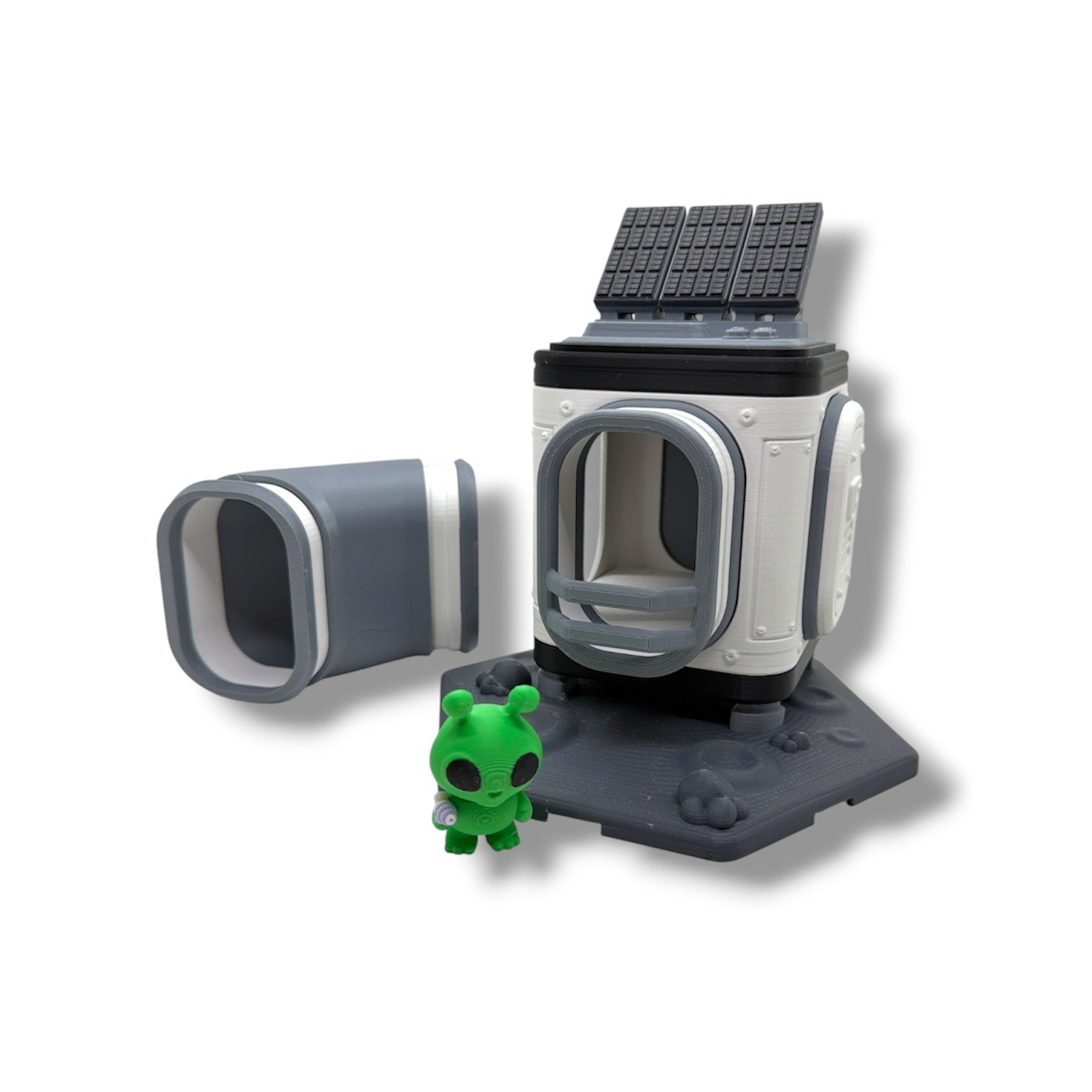 Moon Base Modular Space Station Set - Koza Konnect Modular Space Series Decor Collectable