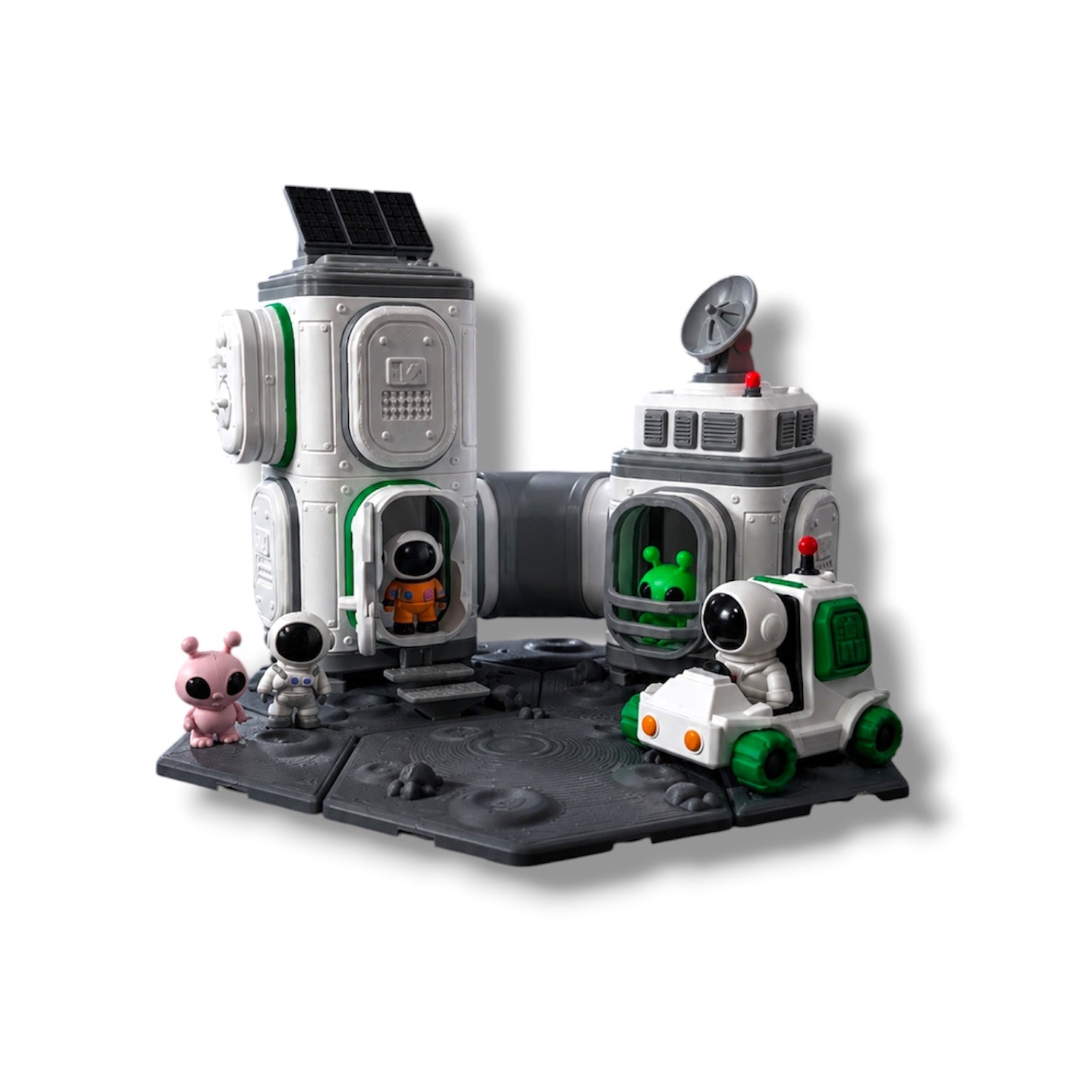 Moon Base Modular Space Station Set - Koza Konnect Modular Space Series Decor Collectable