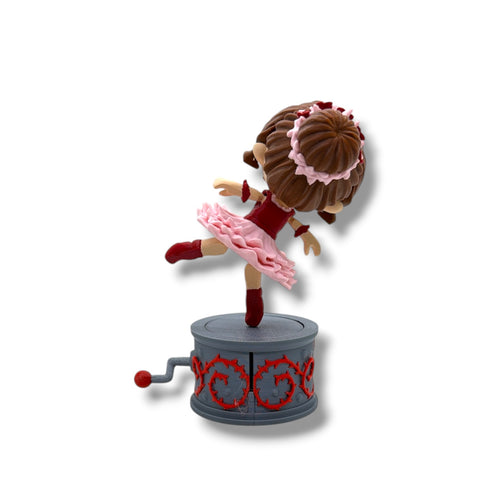 6-Inch Creepy Ballerina Music-Box Doll by Twist Prints – additional product view 2