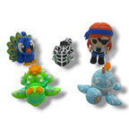 5 Pack of Pocket Pals - Mini 3d Printed Articulated Figurines