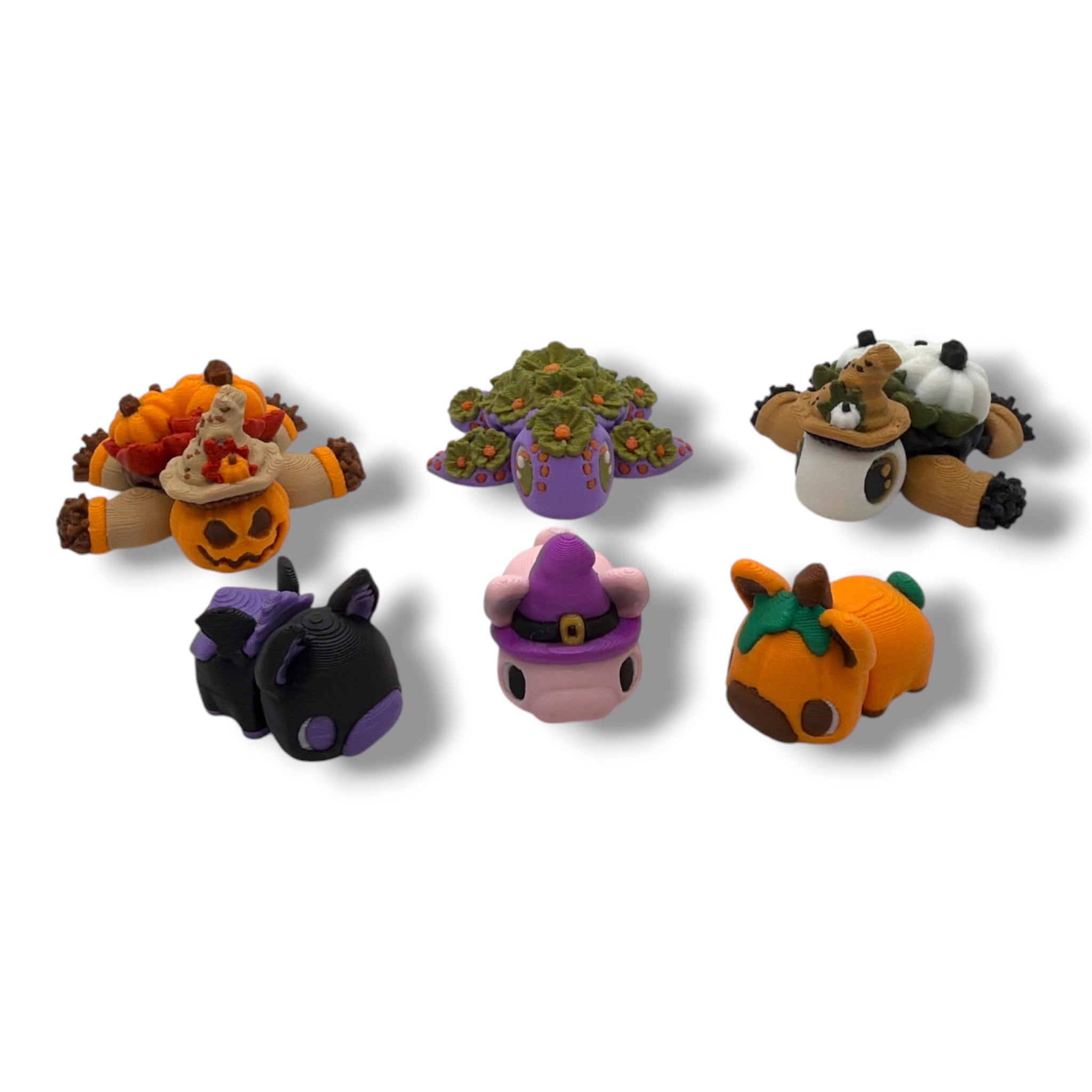 5 Pack of Pocket Pals - Mini 3d Printed Articulated Figurines